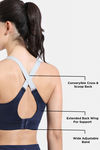 Zelocity High Impact Quick Dry Sports Bra - Black Iris — thumbnail 8